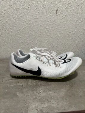 Nike Zoom Ja Fly 4 White Bright Spruce Track Spikes Men’s Size 10 DR2741-102